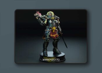 BrunoArt3D – Sister of Battle from Warhammer – 3D Print Model STL
