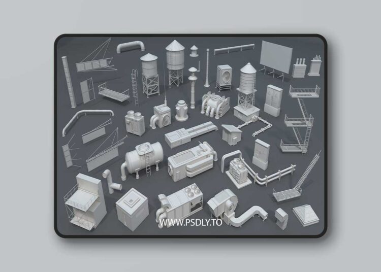 Building Roof Collection - 2 - 40 pieces