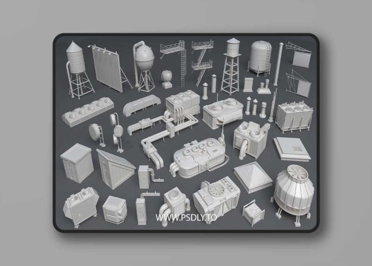 Building Roof Collection 3 - 40 Pieces