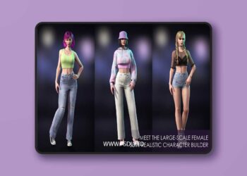Casual Wear Girls Pack 1 - Streetwear Modern Realistic Stylized Woman Character (4.24 – 4.27 and 5.0 – 5.6) 7 Casual Wear Girls Pack 1 - Streetwear Modern Realistic Stylized Woman Character (4.24 – 4.27 and 5.0 – 5.6)