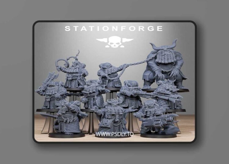 Corrupted Guard Dwarves – 3D Print Model