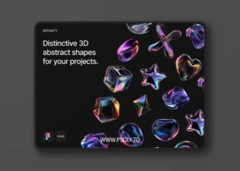 Craftwork Design - Infinity 3d Shapes 6 Craftwork Design - Infinity 3d Shapes
