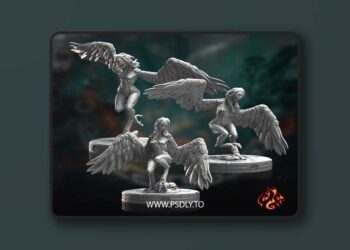 Crippled God Foundry – Dread Harpies – 3D Print Model STL