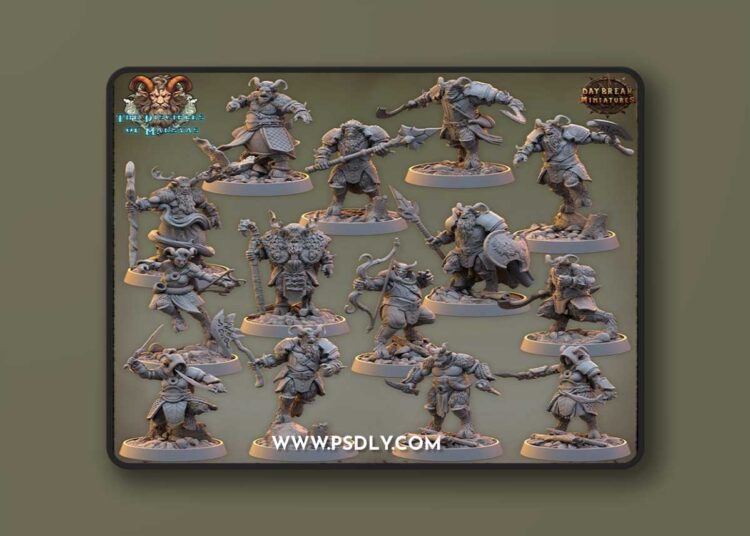 Daybreak Miniatures – The Disciples of Marsyas – 3D Print Model