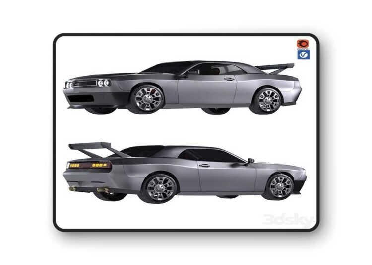 Dodge Challenger – 3D Model