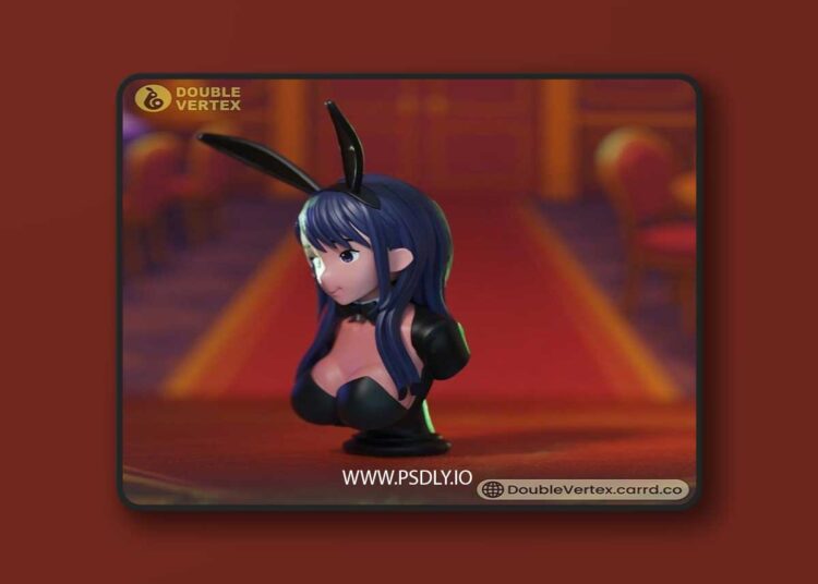 Double Vertex – Marin Kitagawa Bunny Suit – My Dressup Darling Bust – 3D Print Model STL 1 Double Vertex – Marin Kitagawa Bunny Suit – My Dressup Darling Bust – 3D Print Model STL