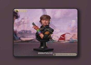 Double Vertex – Sciel – Clair Obscur Expedition 33 Bust – 3D Print Model STL 7 Double Vertex – Sciel – Clair Obscur Expedition 33 Bust – 3D Print Model STL