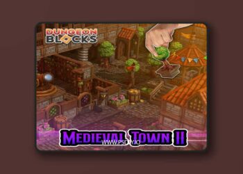 Dungeon Blocks – Medieval Town Part 2 – 3D Print Model