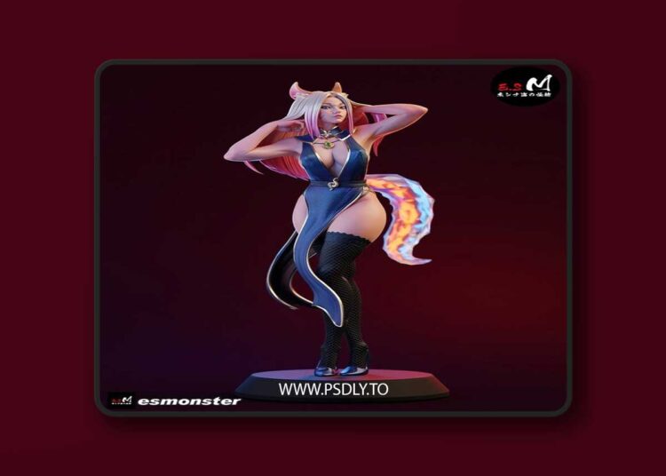 E.S Monster – Ahri – 3D Print Model STL