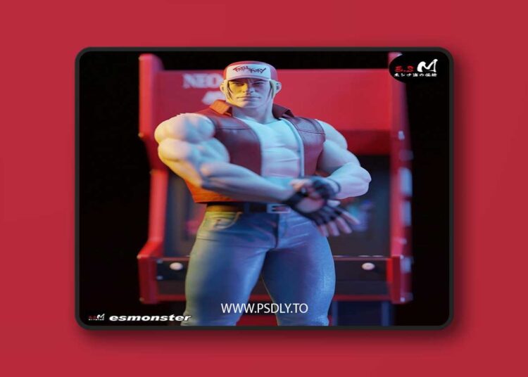 E.S Monster – Terry Bogard – 3D Print Model STL 1 E.S Monster – Terry Bogard – 3D Print Model STL