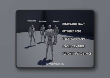 Easy Nameplate (5.6) for Unreal Engine 6 Easy Nameplate (5.6)