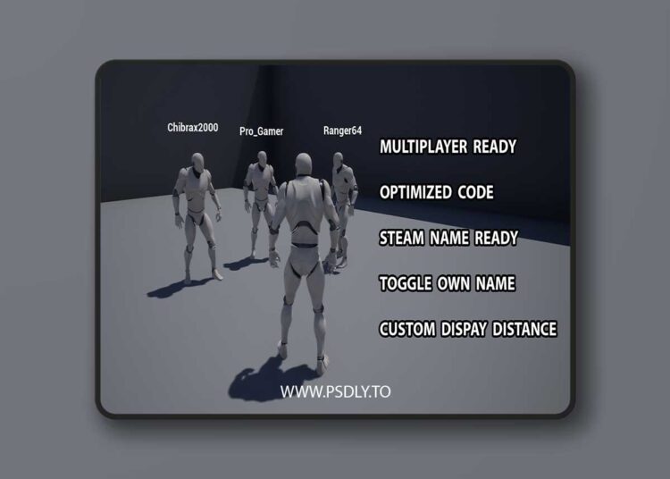 Easy Nameplate (5.6) for Unreal Engine 1 Easy Nameplate (5.6)