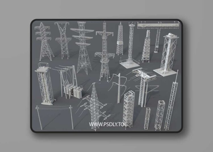 Electric Towers - 20 pieces