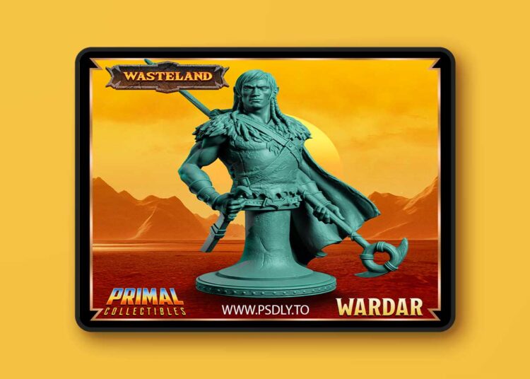 Elf – Wardar Bust – 3D Print Model 1 Elf – Wardar Bust – 3D Print Model