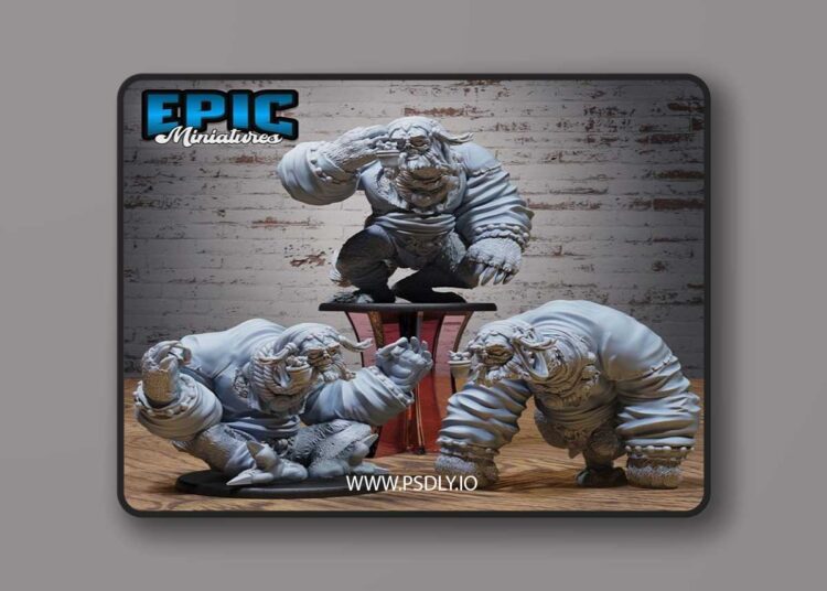 Epic Miniatures – Grand Carnival Set – Circus and Entertainment Collection – Horror Clown Encounter – 3D Print Model