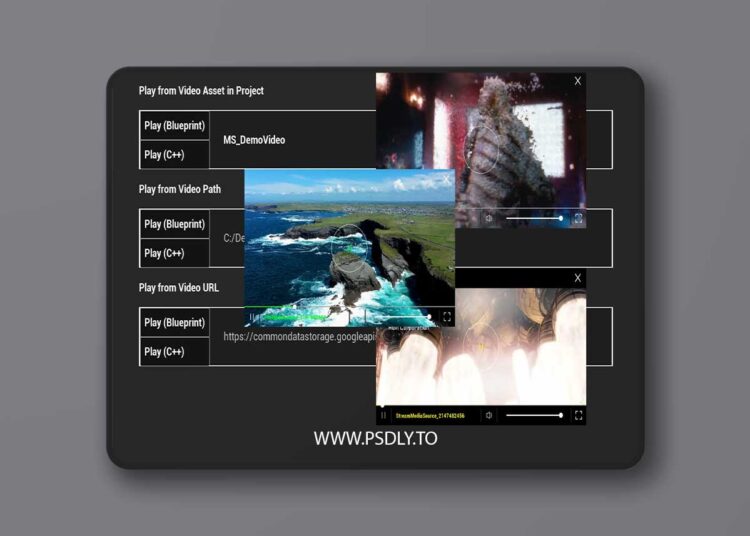 Giga Video Player v1.0.1 (5.5) for Unreal Engine 1 Giga Video Player v1.0.1 (5.5)