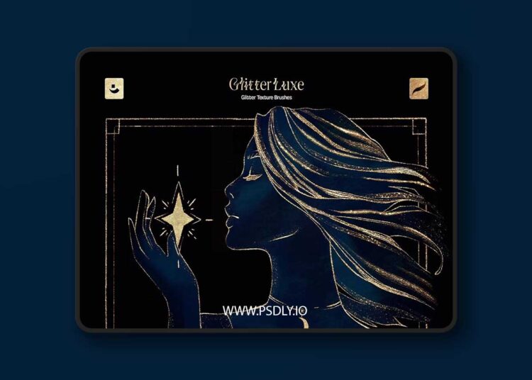 CreativeMarket - Glitter Texture Procreate Brushes 291235937 1 Glitter Texture Procreate Brushes