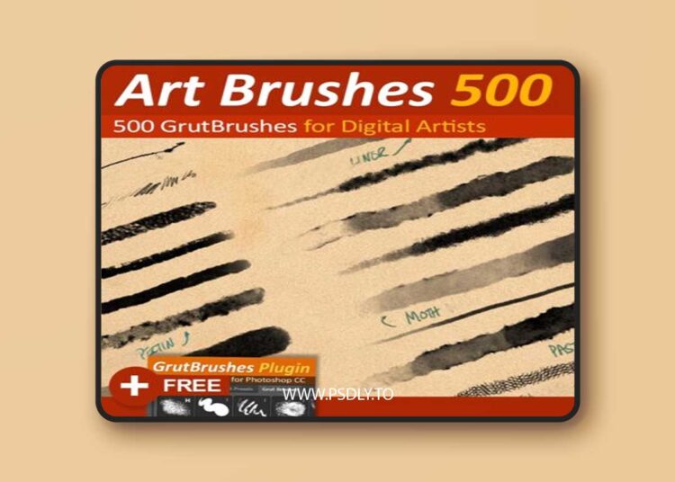 GrutBrushes Art Brushes Complete – 350 Photoshop Brushes 1 GrutBrushes Art Brushes Complete – 350 Photoshop Brushes