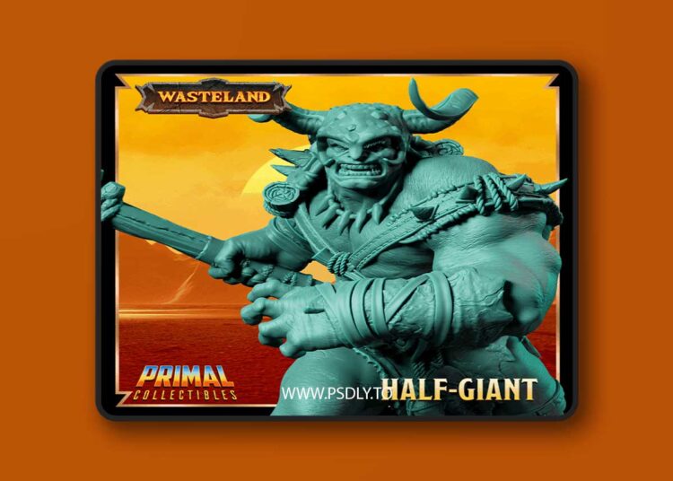 Half Giant Male – 3D Print Model 1 Half Giant Male – 3D Print Model