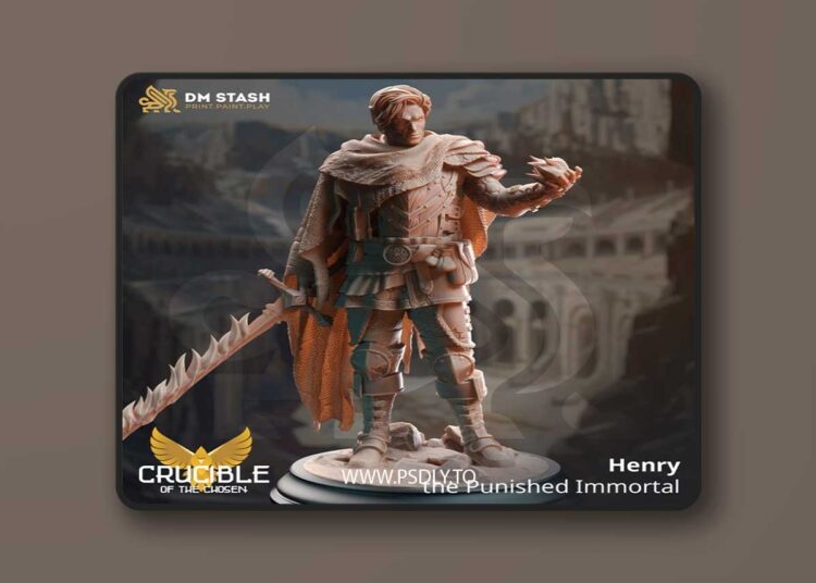Henry the Punished Immortal – 3D Print Model