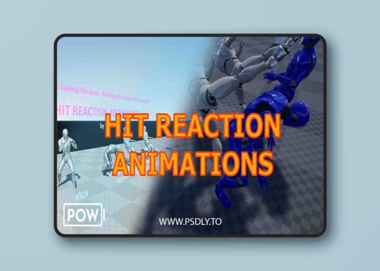 Hit Reaction Animations (5.3+) for Unreal Engine 1 Hit Reaction Animations (5.3+)
