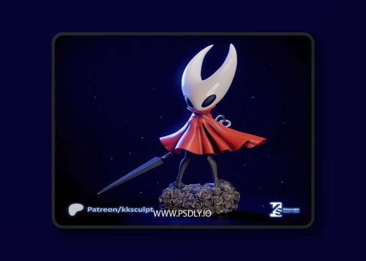 Hornet – Hollow Knight Silksong – 3D Print Model 1 Hornet – Hollow Knight Silksong – 3D Print Model
