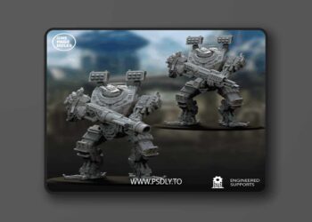 Human Defence Force – Tactical Titan Walker – 3D Print Model 7 Human Defence Force – Tactical Titan Walker – 3D Print Model