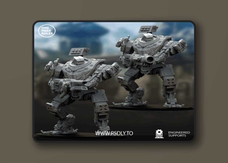 Human Defence Force – Tactical Walker – 3D Print Model 1 Human Defence Force – Tactical Walker – 3D Print Model