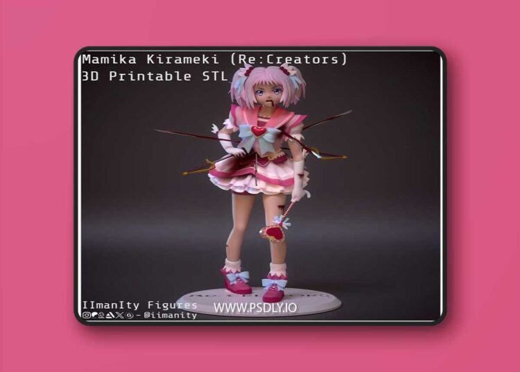 IImanIty Figures – Mamika Kirameki – 3D Print Model STL 1 IImanIty Figures – Mamika Kirameki – 3D Print Model STL