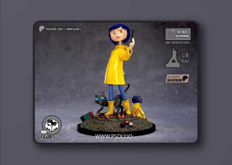 Imm Figures – Coraline – 3D Print Model STL 1 Imm Figures – Coraline – 3D Print Model STL