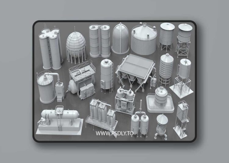 Industrial Tanks – Part 1 – 20 Pieces