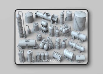 Industrial Tanks – Part 2 – 25 pieces