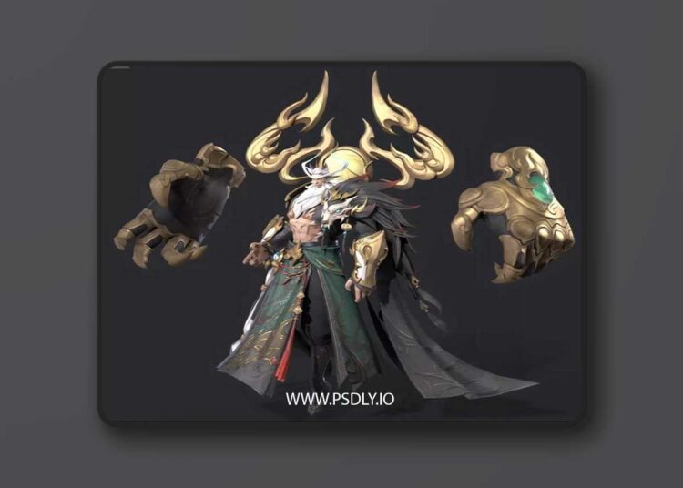 Iron fist smiles proudly Low-poly 3D Model 1 Iron fist smiles proudly Low-poly 3D Model