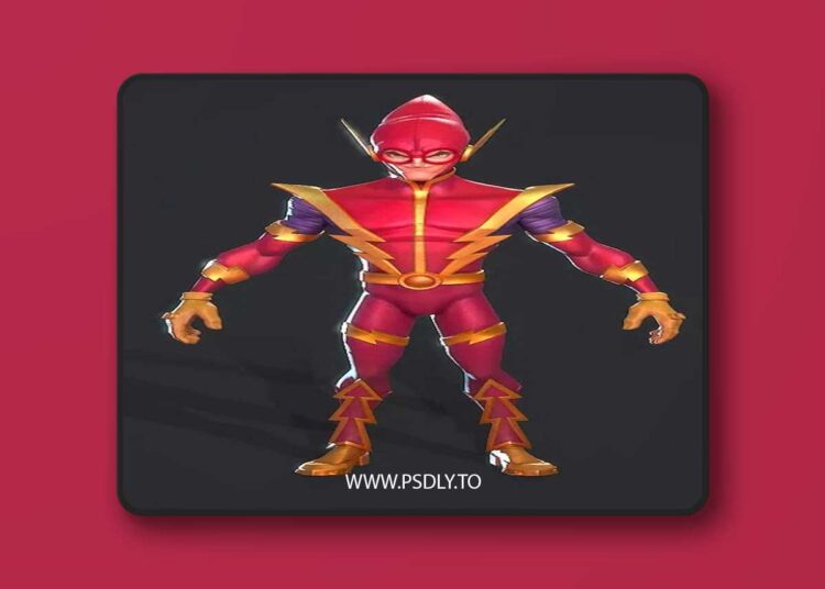 Johnny Quick Low-poly 3D Model