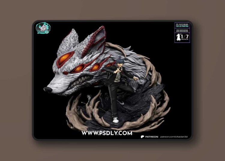 Kaidan – Aki Hayakawa x The Fox Devil – Chainsaw Man – 3D Print Model 1 Kaidan – Aki Hayakawa x The Fox Devil – Chainsaw Man – 3D Print Model