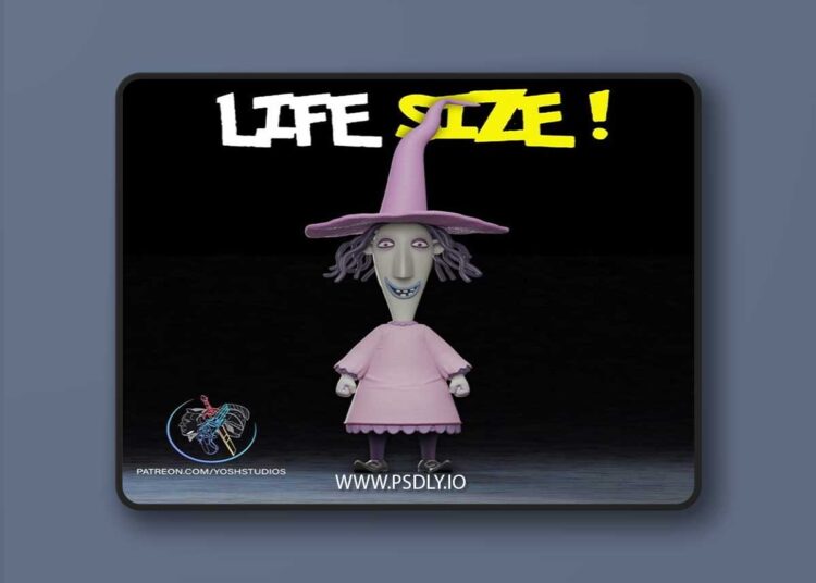 Life Size Shock (Nightmare Before Christmas) – 3D Print Model STL 1 Life Size Shock (Nightmare Before Christmas) – 3D Print Model STL
