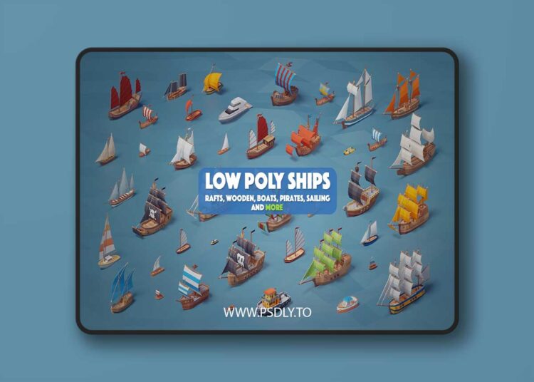 Low Poly Ships (5.1 – 5.6) for Unreal Engine 1 Low Poly Ships (5.1 – 5.6)