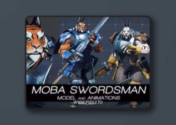 MOBA Swordsman – model & animations v1.0 7 MOBA Swordsman – model & animations v1.0