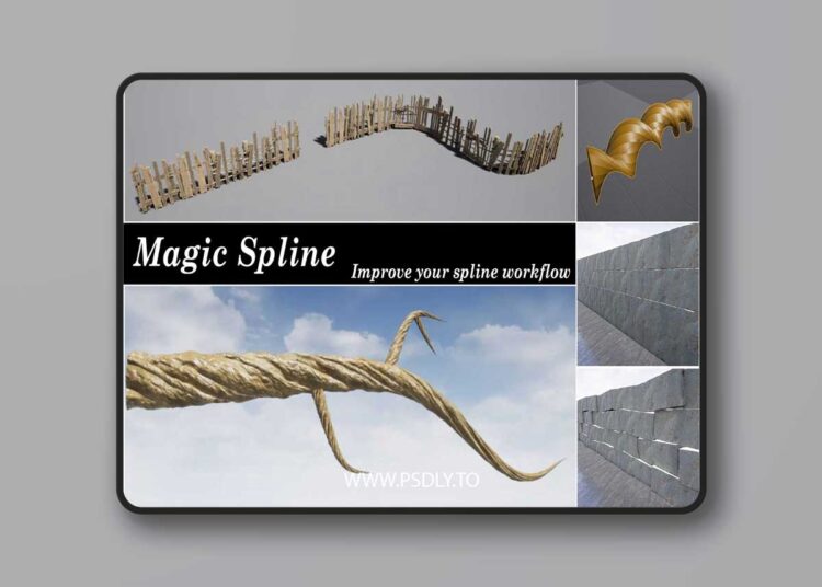 Magic Spline Plugin v1.5 (5.6) for Unreal Engine 1 Magic Spline Plugin v1.5 (5.6)