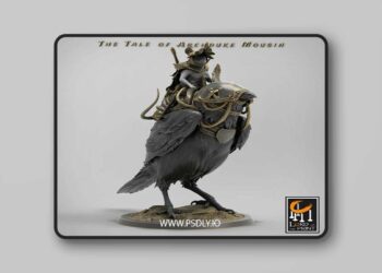 Magpie Perch – 3D Print Model STL 7 Magpie Perch – 3D Print Model STL