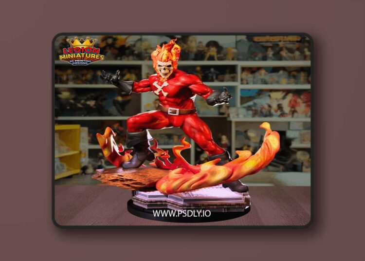 Marvel Crisis Protocol Blazing Skull – 3D Print Model 1 Marvel Crisis Protocol Blazing Skull – 3D Print Model