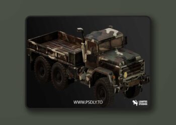 Military Truck - Rigged BP Controllable (Military Truck Army Drivable Car 3D) (5.5) 5 Military Truck - Rigged BP Controllable (Military Truck Army Drivable Car 3D) (5.5)