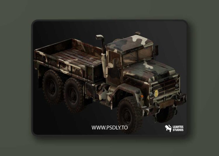 Military Truck - Rigged BP Controllable (Military Truck Army Drivable Car 3D) (5.5) 1 Military Truck - Rigged BP Controllable (Military Truck Army Drivable Car 3D) (5.5)