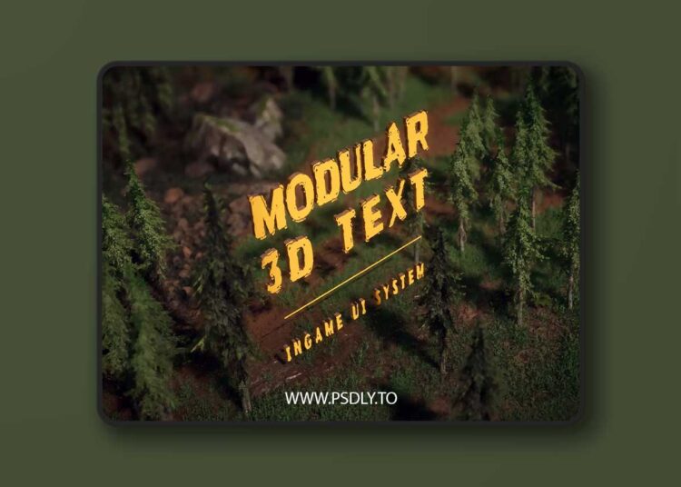 Modular 3D Text - In-Game 3D UI System v4.9.1c 1 Modular 3D Text - In-Game 3D UI System v4.9.1c