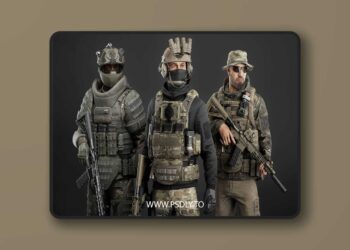 Modular Military Character (5.0+) for Unreal Engine 6 Modular Military Character (5.0+)