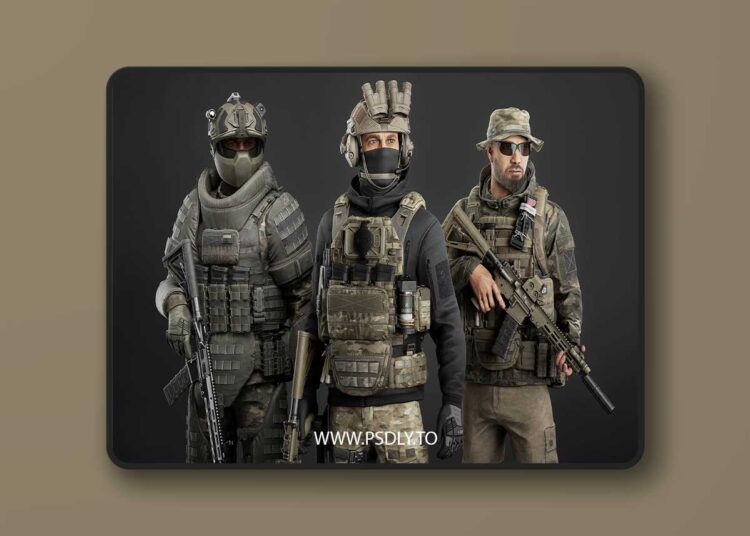 Modular Military Character (5.0+) for Unreal Engine 1 Modular Military Character (5.0+)