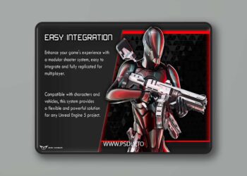 Multiplayer Shooter System v1.3.0 (5.0 – 5.6) for Unreal Engine 4 Multiplayer Shooter System v1.3.0 (5.0 – 5.6)