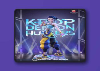 Neko Figurines – Zoey (Kpop Demon Hunters) – 3D Print Model STL