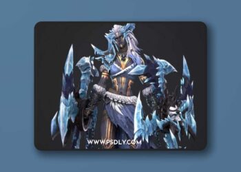 Nidalee the Bestial Huntress Low-poly 3D Model