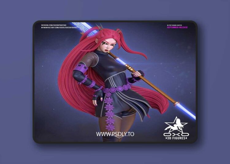 OXO3D Figures – Kpop Demon Hunter Mira Figure – 3D Print Model STL